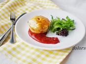 Pastel carne meat kétchup