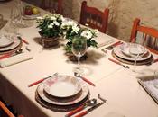 Decoración mesa rústica