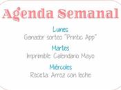 Agenda Semanal 21/04 27/04