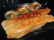 Rollitos tofu espinacas