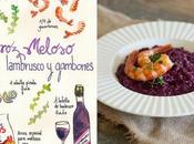 Arroz meloso lambrusco gambones #RetoCanalCocina