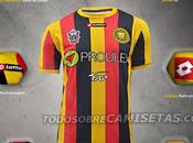 Camisetas Lotto local visitante Leones Negros; temporada 2014-2015