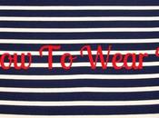 Wear Navy striped t-shirt