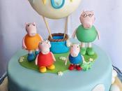 Tarta fondant peppa globo-tutorial globo, nubes, george dinosaurio- cuarto reto rico mami!