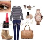 MODA: Look navy nude