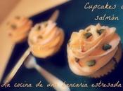 Cupcakes salmón, salados nuevo, hacía mucho