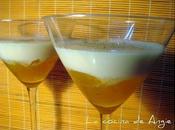 Panna cotta vainilla melocotón