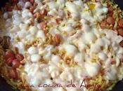 Fideuá queso