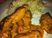 Pollo curry arroz basmati aromatizado clavo