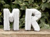 iniciales novios: Unas letras lana cucas
