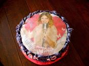 Tarta violetta oblea buttercream