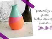 diy: decora jarrón globos