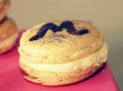 Macarons frosting queso