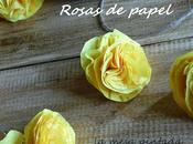 Finde frugal... rosas papel