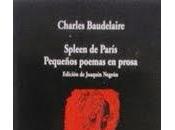 "Spleen París; Pequeños poemas prosa" Charles Baudelaire