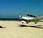 Avión casi aterriza encima bañista playa alemana