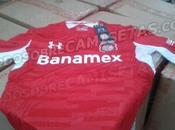 Primera foto nueva camiseta Under Armour Deportivo Toluca; 2014-2015