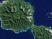 Tahiti desde espacio