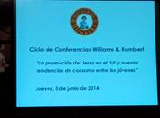 Bodegas Williams Humbert: Ciclo conferencias: promoción Jerez nuevas tendencias consumo entre jóvenes" Miguel Ángel Moreno Palma Flethes
