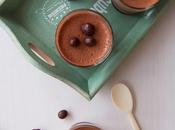 Panna cotta chocolate café