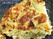 Tortilla bacalao cebolla