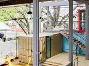 Austin Container Bar: contenedores muebles Ikea hacen cool verano Texas.