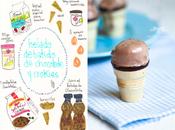 Helado batido chocolate chococookies #degustabox