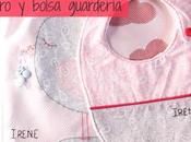 Conjunto canastilla bolsa babero