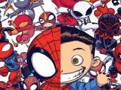 Portadas alternativas Skottie Young para Spider-Verse