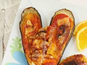 Corazón berenjena patata orange grilled