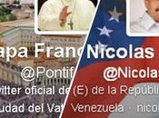Papa Francisco presidente Maduro entre influentes Twitter