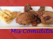 Muslos pollo cerezas