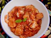 Sopa tomates gambas