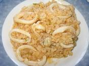 Arroz anillas calamares chirlas