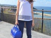 Blue white