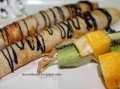 Crepes mermelada frutas