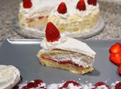 Tarta fresas nata