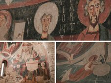Pinturas románicas Sant Cerni Baisca (Lleida)