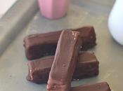 Barritas galleta chocolate caseros
