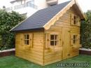 Resultado instalación caseta madera infantil instalada propios clientes zaragoza