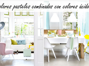 Decoración colores pasteles ácidos