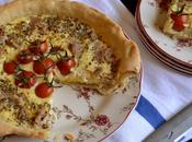 Pastel atun tomates