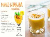 Mango banana smoothie
