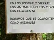 Rogamos comporten como animales