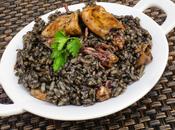 Arroz negro chipirones