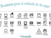 Símbolos para cuidar prendas