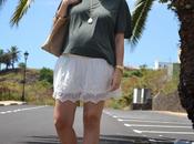 White skirt
