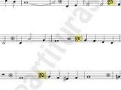 Blanca Navidad partitura para Viola villancico suave