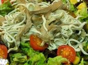 Ensalada templada gulas setas