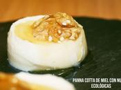 Panna cotta miel nueces